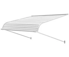 Aliuminio stogelis durims 121.9x106.6cm, durų tentas, pastogė terasai, lauko markizė