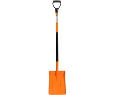 Anglies kastuvas su ergonomišku metaliniu kotu, 120 cm ilgio, Nr. 2 kastuvas
