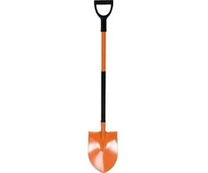 Aštrus kastuvas, su profiliuotu kotu, ergonomiškas kastuvas, 130 cm ilgio kastuvas, plieno kastuvas