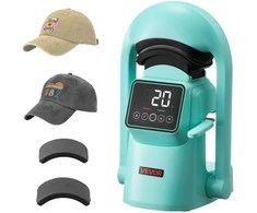 Automatinė kepurių terminio presavimo mašina, kepurių spausdinimui, su jutikliniu ekranu, automatiniu atleidimu, puikiai tinka „pasidaryk pats“ kepurių personalizavimui
