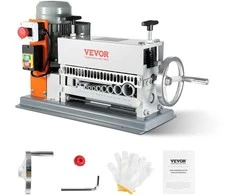 Automatinė vielos nuizoliavimo mašina 1.5-40 mm, vario atliekų perdirbimui, elektrinė, kabelių lupiklis, laidų skutiklis