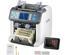 Banknotų skaičiuoklis su UV/IR/MG, greitas pinigų skaičiavimas, valiutos skaičiavimo aparatas verslui.