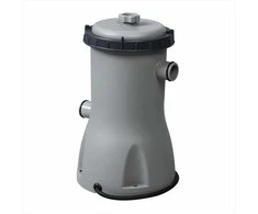 Baseino filtravimo pompa, 3028 l/h srautas, pripučiamiems ir karkasiniams baseinams, su popieriniu filtru