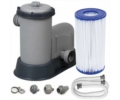 Baseino Filtro Pompa, 5678 L/h Srautas, Pripučiamiems ir Karkasiniams Baseinams, Efektyvus Vandens Filtravimas, Sodo Baseino Pompa