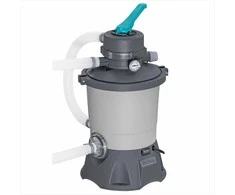 Baseino smėlio filtro siurblys, 3596 litrai per valandą, sodo baseinams, 2271 l/h sistemos srautas, 11000-16000 litrų baseino talpa