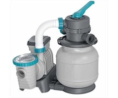 Baseino smėlio filtro siurblys, didelis srautas, antžeminiams baseinams, su 25 kg smėlio, 6056 l/h filtravimo sistema