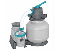 Baseino smėlio filtro siurblys, didelis srautas 8327 l/h, antžeminiams baseinams, 6 padėčių vožtuvas, su pirminiu filtru