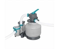 Baseino smėlio filtro siurblys, didelis srautas, antžeminiams baseinams, su 25 kg smėlio