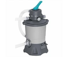 Baseino smėlio siurblys, sodo baseinams, didelis srautas, su filtravimo kamuoliukais, 3596 l/h