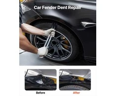 Be dažymo atliekamo įlenkimų šalinimo rinkinys automobilio sparnų remontui, lenktas strypas ir daugiafunkcis rašiklis, pasidaryk pats kėbulo remonto įrankių komplektas