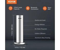 Drėkintuvas Bekvapis oro aparatas, Bluetooth šalto oro difuzorius, 120ml eterinių aliejų difuzorius, namų kvapų sistema, biuro aromato difuzorius, 92.9 m² difuzorius