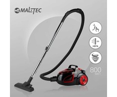 Belaidis cikloninis dulkių siurblys, 800W galia, didžiausia galia 4200W, 2L talpa, su turbo šepečiu namų naudojimui, lengvas ir galingas