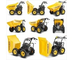 Benzininis mini savivartis, 4x4 savaeigis vežimėlis, sunkiasvorė transporto priemonė, statybai ir žemės ūkiui