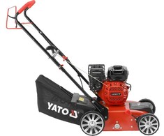 Benzininis vejos skarifikatorius ir aeratorius, 2-in-1 sodo įrankis, 38 cm darbinis plotis, vejos priežiūrai ir atgaivinimui