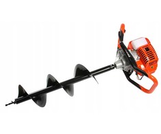 Benzininis žemės grąžtas, 1 asmeniui, tvoroms ir statybai, 100-200mm grąžtai, sodo grąžtas