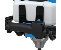 Benzininis žemės grąžtas, 52cc variklis, 1.45kW, su 100mm, 150mm ir 200mm grąžtais, sodininkystei ir kraštovaizdžio tvarkymui, žemės sraigtinis grąžtas