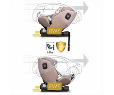 Besisukanti automobilinė kėdutė, 0-36 kg, Isofix, vaikams, šoninio smūgio apsauga, patogios kelionės, ilgalaikis naudojimas