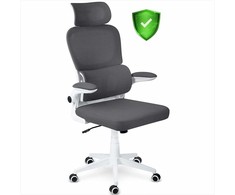 Biuro kėdė su tinklelio atlošu, ergonomišku dizainu, reguliuojamu aukščiu, supimo funkcija, patogus sėdėjimas namams ir biurui