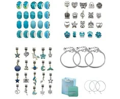 Blue Mėlyna Vaikiškas juvelyrinių dirbinių rinkinys Mėlyna Shades
