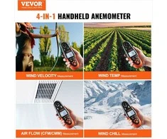 Bluetooth rankinis anemometras banglentėms, dronams ir ŠVOK, nešiojamas vėjo greičio matuoklis su LED apšvietimu, vandeniui atsparus skaitmeninis vėjo matuoklis su Bluetooth ryšiu