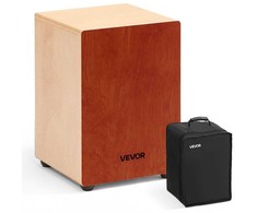 Cajon dėžinis būgnas, beržo medienos perkusinis instrumentas, nešiojamas pradedantiesiems, su gitaros stygomis, profesionalus perkusijos dėžinis būgnas 305x305x430mm