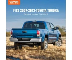 Chromuotas galinis buferis, skirtas Toyota Tundra, didelio atsparumo plieno buferio mazgas, laiptelio buferis su valstybinio numerio žibintais, 2007-2013 Tundra galinis buferis