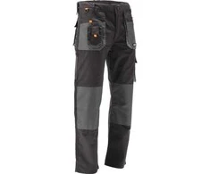 Kelnės Yato YT-80185; L/XL; juodos/pilkos