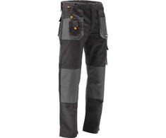 Kelnės Yato YT-80186; XL; juodos/pilkos