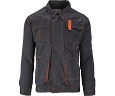 Yato Darbo striukė vyrams, S dydis, pilka/oranžinė, 5 kišenės, darbo drabužiai