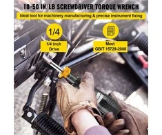 Dinaminio atsuktuvo raktų rinkinys, reguliuojamas 1.1-5.6 N/m diapazonas, ±5% tikslumas, su 18 antgalių ir dėklu, tikslus sukimo momento įrankis, 6.35 mm pavaros atsuktuvas