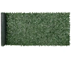 Dirbtinė gebenės tvora 1,5x4 m, žaluma sodui, kiemui, balkonui, terasa, privatumo uždanga, lauko dekoras