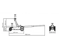 Dirbtuvių domkratas, hidraulinis domkratas, 3000 kg keliamoji galia, didelio našumo grindų domkratas, visureigio domkratas