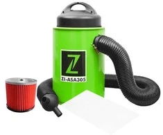 Dulkių ištraukėjas, medienos apdirbimui, su 50L maišu, galingas 1100W variklis, nešiojamas dulkių surinkėjas, dirbtuvių dulkių siurblys