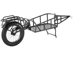 Dviračio krovininis priekaba, tvirtas vežimėlis, 32 kg, 20 colių ratai, universalus kablys, sulankstoma, plieno rėmas, dviračio platforma, krovinių gabenimo priekaba