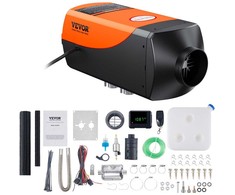 Dyzelinis oro šildytuvas 2kW su LCD, pulteliu, 12V. Autonominis šildymas, salono šildytuvas, dyzelinis šildytuvas automobiliui