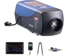 Dyzelinis šildytuvas 8KW, 12V/24V nešiojamas dyzelinis oro šildytuvas su nuotoliniu valdymu, didelis kuro bakas kemperiams, sunkvežimiams, greitas šildymas, žemas triukšmas