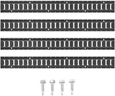 E track tvirtinimo bėgelių rinkinys kroviniams, 1524 mm plieniniai bėgeliai, 4 vnt. sunkiųjų Etrack bėgelių rinkinys, motociklų tvirtinimai, keturračių tvirtinimai