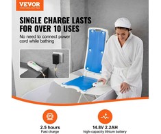 Elektrinė kėdė pagyvenusiems, 140.6kg, 77-507 mm, voniai, neįgaliesiems, senjorams, skirta vyresnio amžiaus žmonėms
