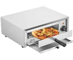 Elektrinė krosnelė Elektrinė picų krosnelė, 12 colių, 1500W, temperatūros reguliavimas, komercinė picų krosnelė