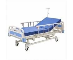 Elektrinė medicininė lova su čiužiniu, reguliuojamas aukštis, atlošas ir kojos, 127mm ratukai, 250kg apkrova, skirta ligoninės ir namų priežiūrai