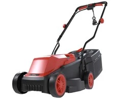 Elektrinė vejapjovė, 1300W, 320mm pjovimo plotis, 3 padėčių aukščio reguliavimas, lengva sodo vejapjovė, kompaktiška elektrinė vejapjovė