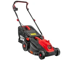 Elektrinė vejapjovė, 2600W, 38cm pjovimo plotis, 42L žolės dėžė, reguliuojamas aukštis, sodo vejapjovė, elektrinė žoliapjovė