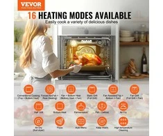Elektrinė vienos sienos orkaitė, 76L talpa, 24 colių įmontuojama orkaitė, 16 kepimo režimų, pirolitinio savaiminio valymo orkaitė, nerūdijančio plieno orkaitė