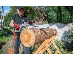 Elektrinis grandininis pjūklas 40 cm, 2200W. Medžio pjovimo įrankis, elektrinis pjūklas medžiui.