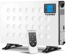Elektrinis konvekcinis šildytuvas, su nuotolinio valdymo pultu, LCD laikmatis, 2000W, nešiojamas šildytuvas namams, energiją taupantis šildytuvas, tylus konvekcinis radiatorius