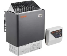 Elektrinis pirties šildytuvas, 8kW, 400V, skaitmeninis valdiklis, namams, SPA, vidaus ir lauko naudojimui, nešiojama pirties krosnelė, 8-12 m³ pirties tūris