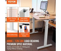 Elektrinis reguliuojamo aukščio stovimo stalo rėmas, baltas plieno, ergonomiškas, biuro stalas, stovimas-sėdimas konverteris, darbo vieta