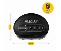 4Fizjo Elektrinis vakuuminis masažuoklis, odos stangrinimas, anticeliulitinis masažas, juodas grožio įrankis, kūno priežiūros prietaisas