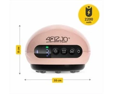 4Fizjo Elektrinis vakuuminis prietaisas, odos stangrinimas, anticeliulitinis masažas, rožinis kūno masažuoklis, raudonos šviesos terapija, magnetoterapija