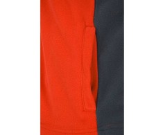Yato Fleece striukė, švelniai rožinė, S dydis, dviejų spalvų dizainas, poliesterio fleece striukė, raudona ir juoda darbo striukė